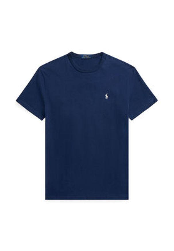 Polo Ralph Lauren T-Shirt 710916698018 Granatowy Regular Fit. Typ kołnierza: polo. Kolor: niebieski. Materiał: bawełna