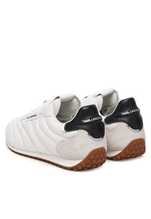 Karl Lagerfeld - KARL LAGERFELD Sneakersy Astra KL55916 Biały. Kolor: biały. Materiał: skóra