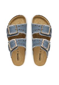 Geox Klapki D Brionia R D55Y3S 00011 C4005 Niebieski. Kolor: niebieski. Materiał: materiał #2
