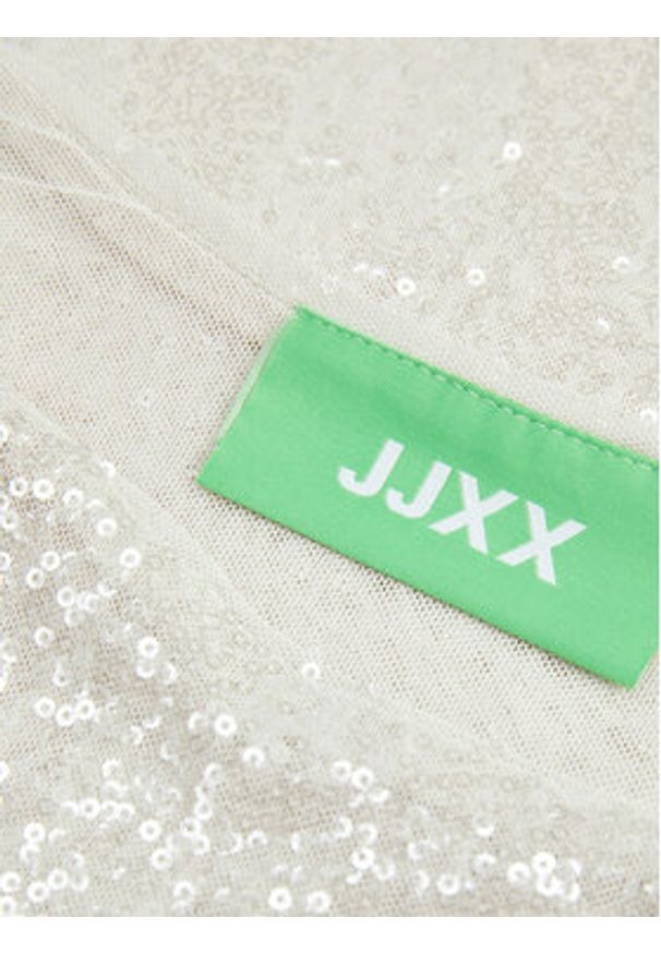 JJXX Sukienka koktajlowa Mia 12267426 Srebrny Slim Fit. Kolor: srebrny. Materiał: syntetyk. Styl: wizytowy