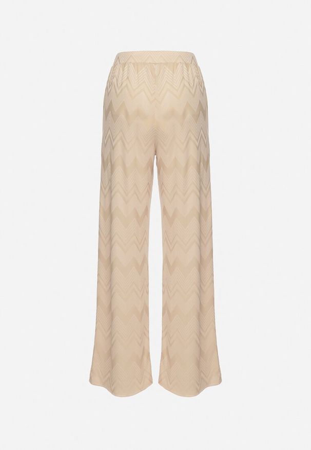 Born2be - Beżowe Szerokie Spodnie z Wiskozą i Wysokim Stanem Abriela. Okazja: na spacer, na co dzień. Stan: podwyższony. Kolor: beżowy. Materiał: wiskoza. Styl: elegancki, casual, klasyczny