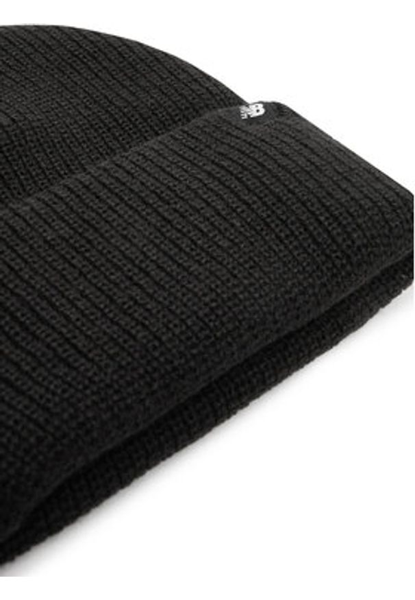 New Balance Czapka LAH43010BK Czarny. Kolor: czarny. Materiał: materiał