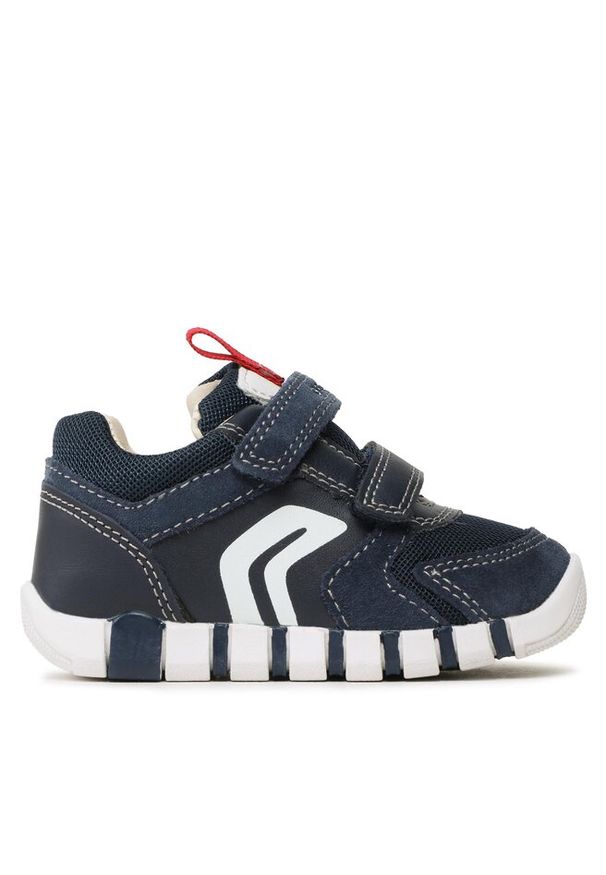 Sneakersy Geox. Kolor: niebieski
