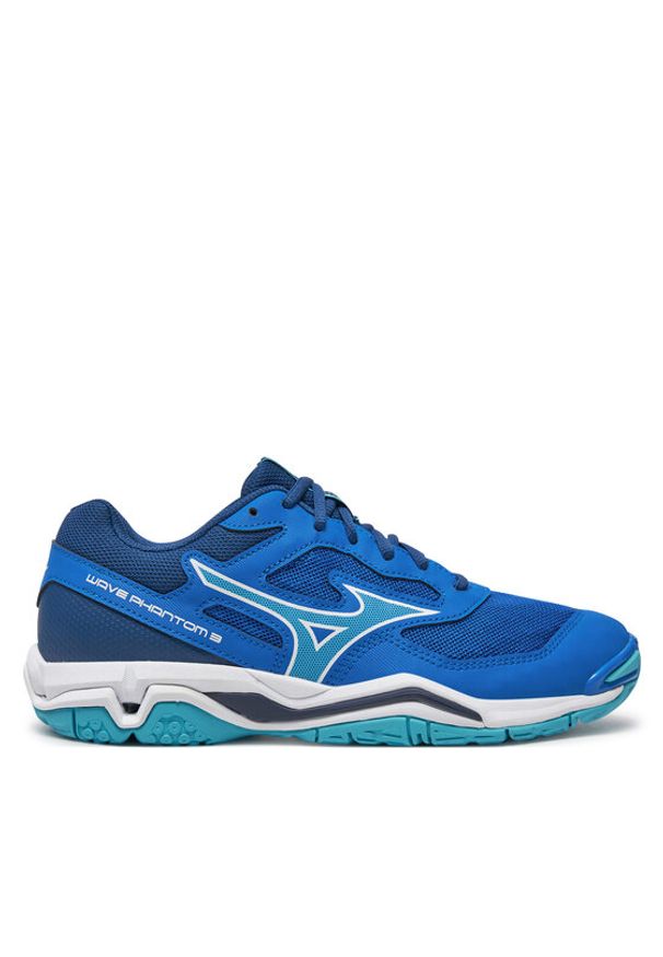 Mizuno Buty halowe Wave Phantom 3 X1GA2260 Niebieski. Kolor: niebieski. Materiał: materiał. Model: Mizuno Wave