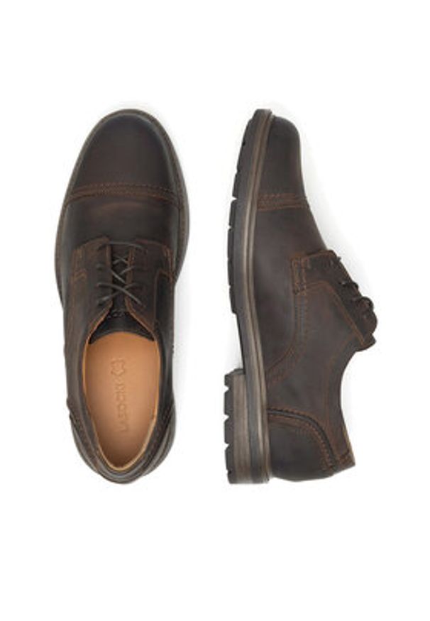 Lasocki Półbuty FINLEY-02 MB Brązowy. Kolor: brązowy. Materiał: skóra