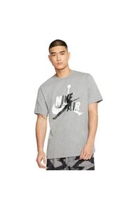 Koszulka sportowa męska Nike Jordan Jumpman Classics. Kolor: szary, wielokolorowy. Długość rękawa: krótki rękaw. Długość: krótkie. Sport: koszykówka #1