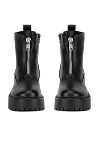 DeeZee Botki HY13123-35 Czarny. Kolor: czarny. Materiał: materiał #5