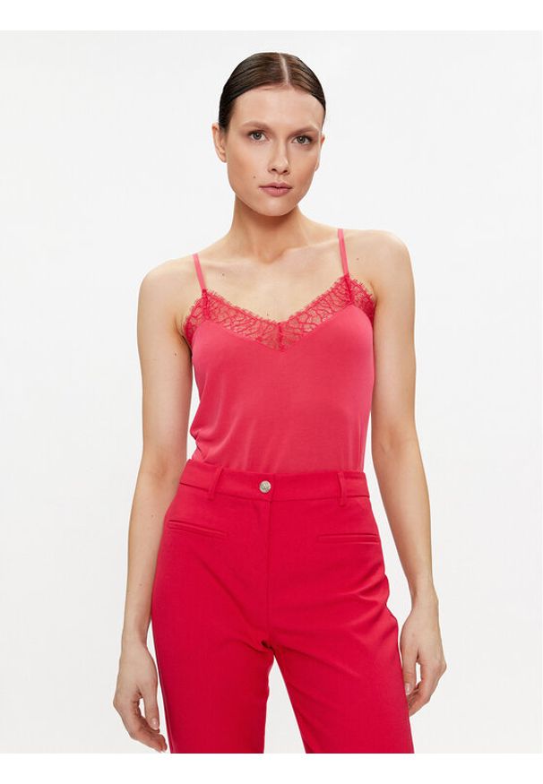 Morgan Top 221-BETTY Czerwony Regular Fit. Kolor: czerwony. Materiał: syntetyk