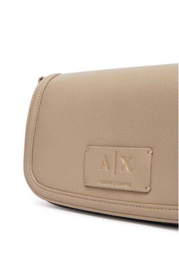 Armani Exchange Torebka XW002596 AF22649 U6223 Beżowy. Kolor: beżowy. Materiał: skórzane