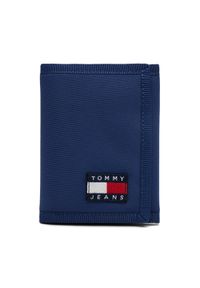 Tommy Jeans Mały Portfel Męski Tjm Ess Daily Nylon Tri Wallet AM0AM13269 Granatowy. Kolor: niebieski. Materiał: materiał