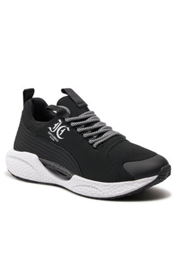 Just Cavalli Sneakersy 76QA3SH2 Czarny. Kolor: czarny. Materiał: materiał