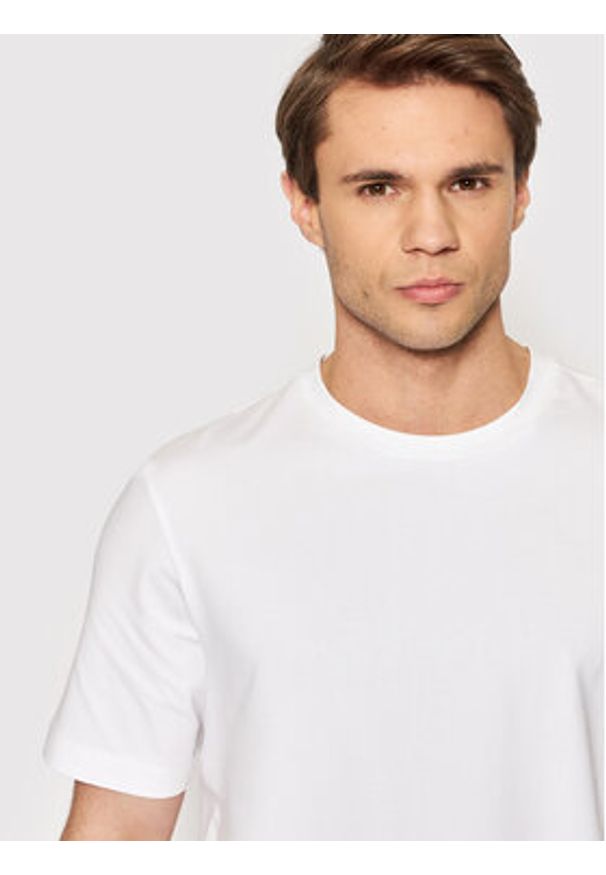 BOSS - Boss T-Shirt Thompson 02 50468972 Biały Regular Fit. Kolor: biały. Materiał: bawełna