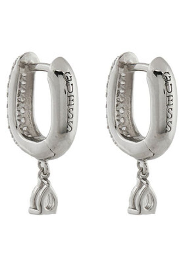 Guess Kolczyki JSBE04 510JW Srebrny. Materiał: metalowe. Kolor: srebrny