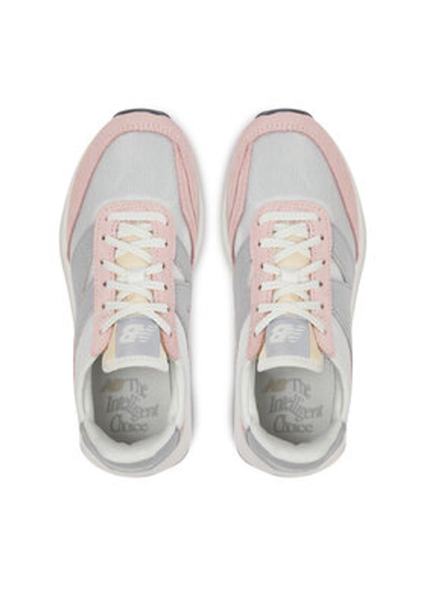 New Balance Sneakersy GS370AK Różowy. Kolor: różowy. Materiał: zamsz, skóra