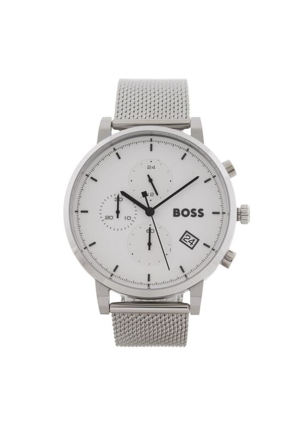 BOSS Zegarek Skymaster 1513933 Srebrny. Kolor: srebrny