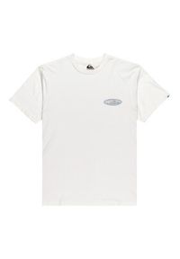 Quiksilver T-Shirt Evo Border Lines EQYZT08191 Biały Regular Fit. Kolor: biały. Materiał: bawełna #5