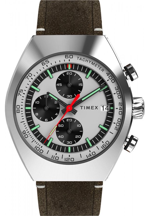Zegarek Timex Zegarek męski Timex TW2W50100 brązowy. Kolor: brązowy