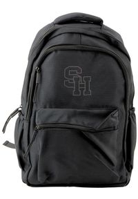 Lean - Plecak Szkolny Miejski Przegroda Środkowa SH Czarny 38cm 20L. Kolor: czarny