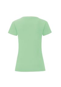 FRUIT OF THE LOOM - Koszulka Damska Iconic 150. Kolor: zielony #2