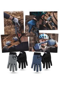 REKD Status rękawiczki Bmx/ hulajnoga. Kolor: szary. Sport: kolarstwo #2