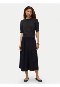 Vero Moda Sweter Doffy 10278313 Brązowy Regular Fit. Kolor: brązowy. Materiał: syntetyk