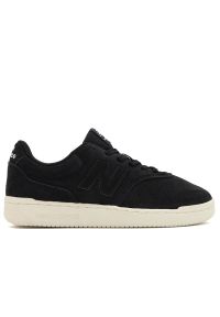 Buty unisex New Balance BB80SBB - czarne. Kolor: czarny. Materiał: materiał, skóra, syntetyk, guma. Szerokość cholewki: normalna