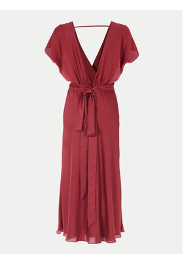 Swing Sukienka koktajlowa 5AH11400 Czerwony Loose Fit. Kolor: czerwony. Materiał: syntetyk. Styl: wizytowy