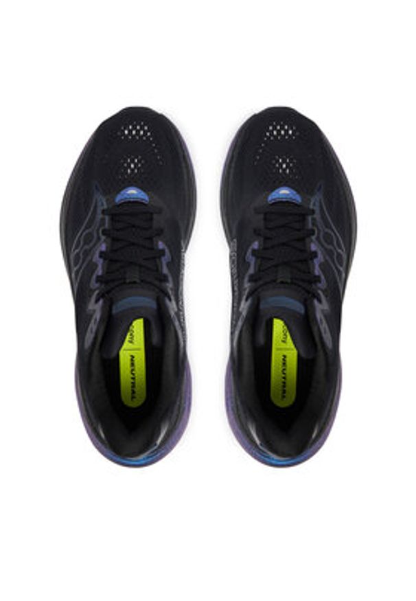 Saucony Buty do biegania Ride 19 S21055 Czarny. Kolor: czarny. Materiał: materiał