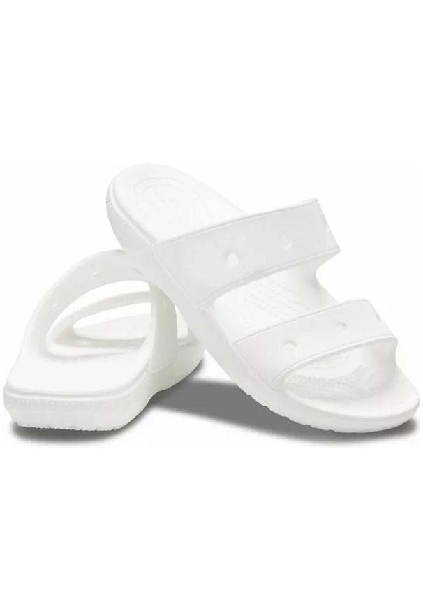 Klapki plażowe męskie Crocs Classic Sandal. Okazja: na plażę. Kolor: biały, wielokolorowy