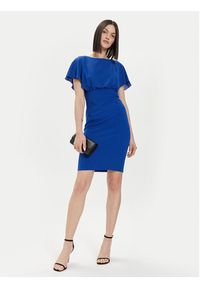 Rinascimento Sukienka koktajlowa CFC0118271003 Niebieski Regular Fit. Kolor: niebieski. Materiał: syntetyk. Styl: wizytowy #4