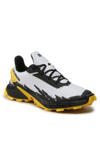 salomon - Buty Salomon Alphacross 4 417244 26 W0 White/Black/Empire Yellow. Kolor: biały. Materiał: materiał