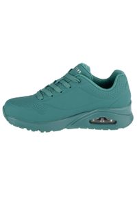 skechers - Buty do chodzenia damskie Skechers Teal Uno Stand On Air. Zapięcie: sznurówki. Kolor: niebieski, wielokolorowy. Materiał: syntetyk, materiał. Szerokość cholewki: normalna. Sport: turystyka piesza