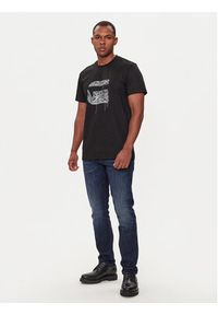 G-Star RAW - G-Star Raw T-Shirt Stitch D25674-C336 Czarny Regular Fit. Kolor: czarny. Materiał: bawełna #4