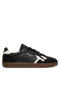 Pepe Jeans Sneakersy Ball Zero M PMS000010 Czarny. Kolor: czarny. Materiał: skóra