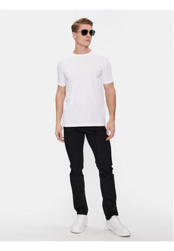 Karl Lagerfeld - KARL LAGERFELD Komplet t-shirtów 765000 500298 Biały Slim Fit. Typ kołnierza: dekolt w karo. Kolor: biały. Materiał: bawełna