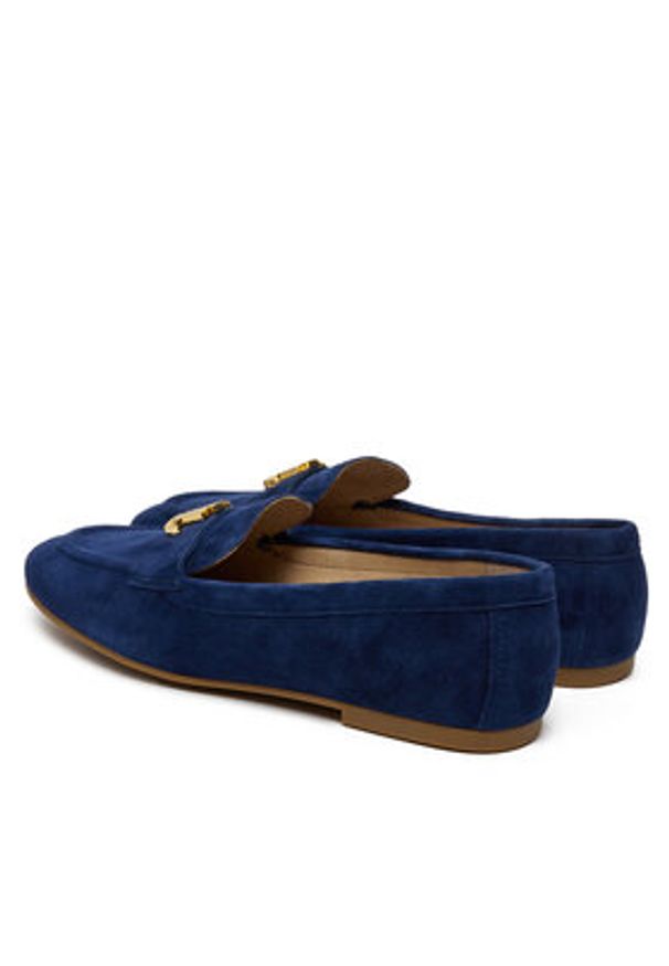 Lauren Ralph Lauren - LAUREN RALPH LAUREN Loafersy Averi III 802959266001 Granatowy. Kolor: niebieski. Materiał: zamsz, skóra