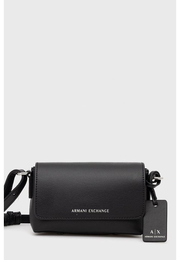Armani Exchange torebka 942781.1P032 kolor czarny. Kolor: czarny. Rodzaj torebki: na ramię