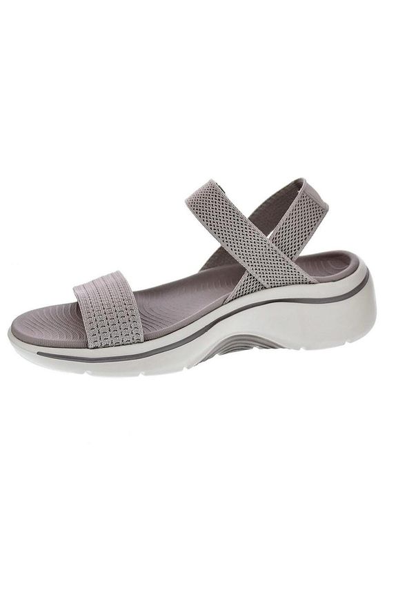 skechers - Sandały damskie SKECHERS Go Walk Arch Fit 2.0. Kolor: szary
