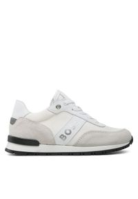 BOSS - Boss Sneakersy J29332 M Biały. Kolor: biały. Materiał: materiał