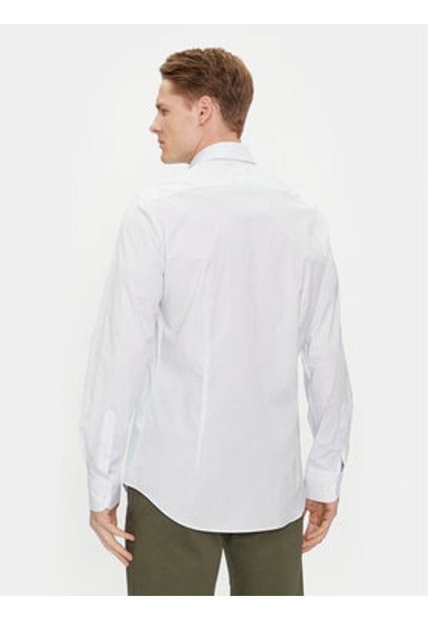 TOMMY HILFIGER - Tommy Hilfiger Koszula MW0MW34629 Niebieski Slim Fit. Kolor: niebieski. Materiał: bawełna