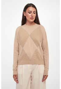 Sweter damski z jedwabiem i kaszmirem PESERICO. Materiał: jedwab, kaszmir