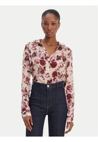 Guess Koszula W6RH73 WDW82 Beżowy Regular Fit. Kolor: beżowy. Materiał: syntetyk #1