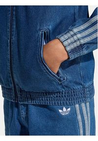 Adidas - adidas Kurtka jeansowa Firebird KE2849 Niebieski Loose Fit. Kolor: niebieski. Materiał: bawełna #6