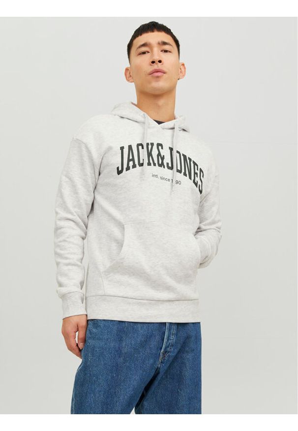 Jack & Jones - Jack&Jones Bluza Josh 12236513 Szary Standard Fit. Kolor: szary. Materiał: bawełna