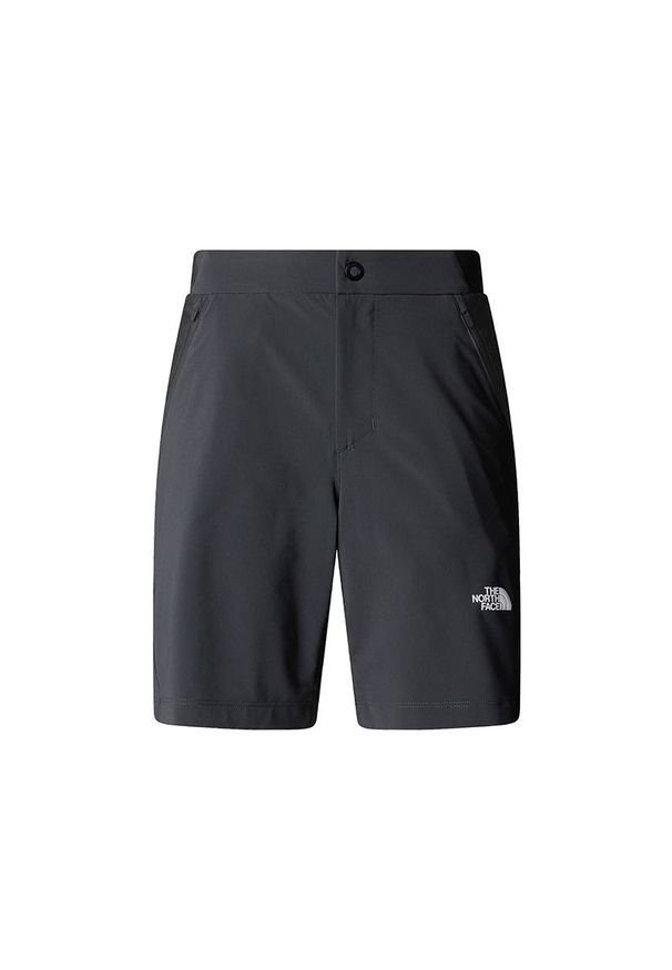 Spodenki damskie The North Face Felik 0A8BT4MN81 - szare. Kolor: szary. Materiał: materiał, poliester, elastan. Sport: turystyka piesza