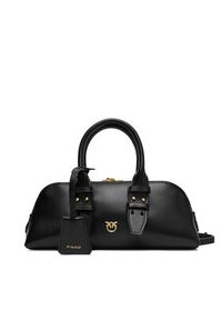 Pinko - PINKO Torebka Bowling Bag Baguette AI 25-26 PLTT 105334 A0QO Czarny. Kolor: czarny. Materiał: skórzane #7