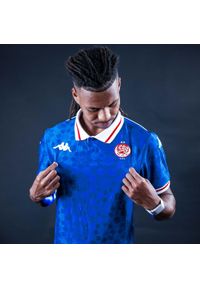 Kappa - Koszulka trzecia Wydad AC 2025/26. Kolor: niebieski. Sport: piłka nożna