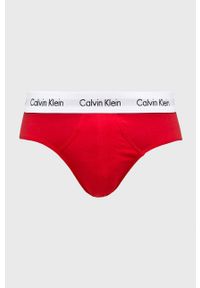 Calvin Klein Underwear - Slipy (3-pack). Kolor: wielokolorowy. Materiał: bawełna, dzianina, elastan. Wzór: gładki #1