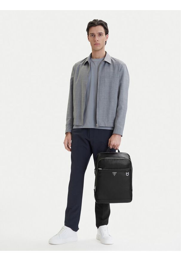 Guess Plecak HMMOSE P6145 Czarny. Kolor: czarny. Materiał: skóra