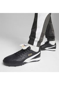 Buty piłkarskie męskie Puma King Top Tt. Kolor: żółty, biały, wielokolorowy, czarny. Materiał: materiał, syntetyk. Szerokość cholewki: normalna. Sport: piłka nożna
